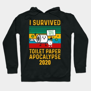 Vintage I Survived Toilet Paper Apocalypse 2020 Hoodie